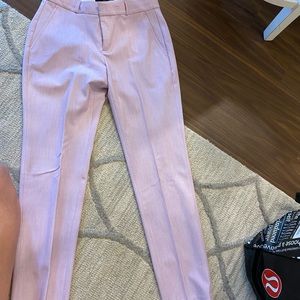 Banana republic straight leg purple dress pants